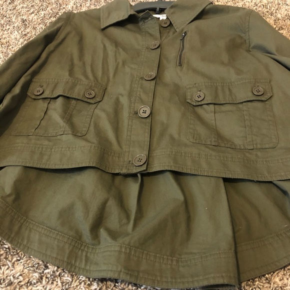 Jack Olive Green Button Down Size S - Picture 3 of 5